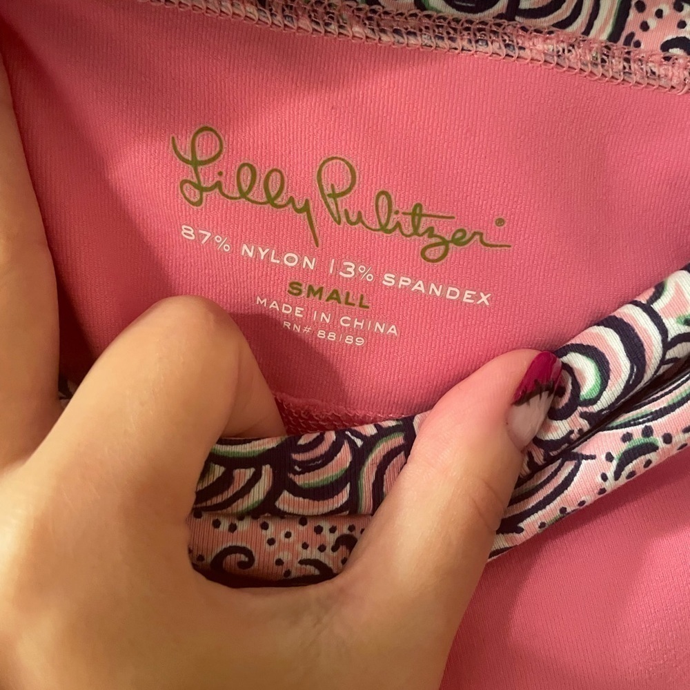 Lilly Pulitzer Pink Leggings Small - Picture 2 of 5